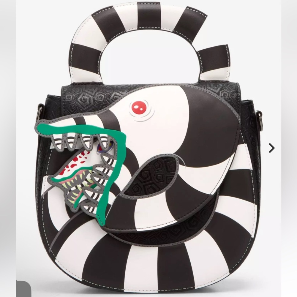 Beetlejuice Sandworm Crossbody Bag : NWT